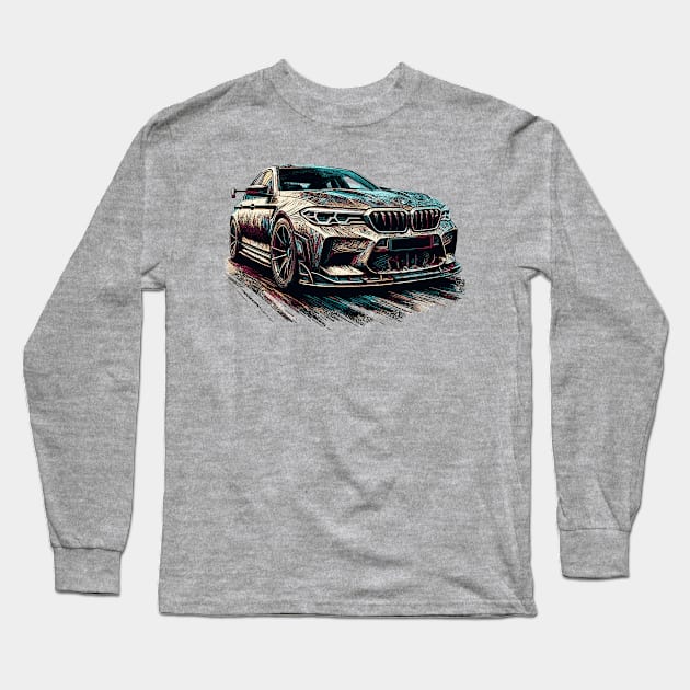 BMW M5 Long Sleeve T-Shirt by Vehicles-Art